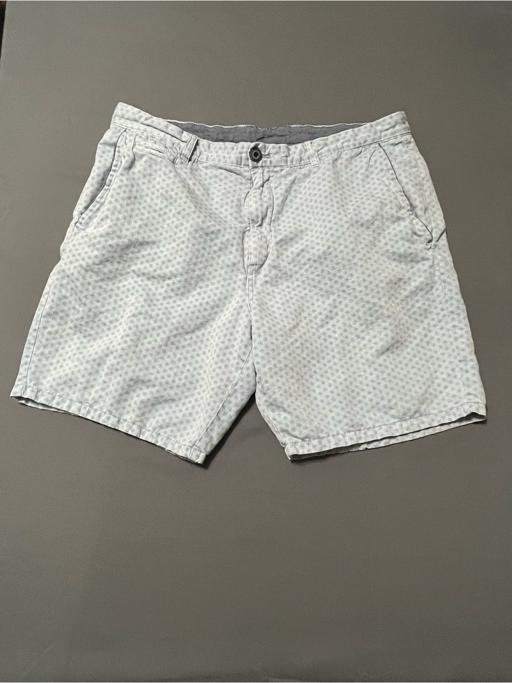 Johnnie -O Men's Light Blue Patterned Casual Shorts